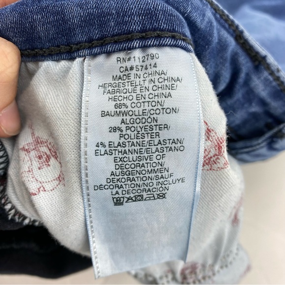 True Religion Blue Super Skinny Denim Jeans - Picture 7 of 8